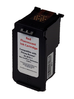 SL-870-1 - Encre rouge pour la SendPro Mailstation (CSD1) de PITNEY BOWES