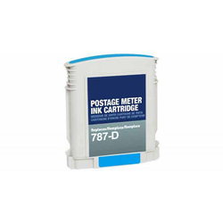 787-D - Cartouche d'encre cyan pour machine postale PITNEY BOWES Serie SendPro P / Connect+